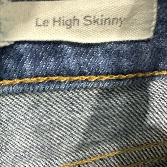 Frame Denim Classic Le High Skinny Blue Jeans Size 28 - Picture 8 of 9